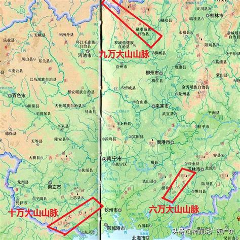 十萬大山|「十萬大山」真的有十萬座嗎，它們在中國何處